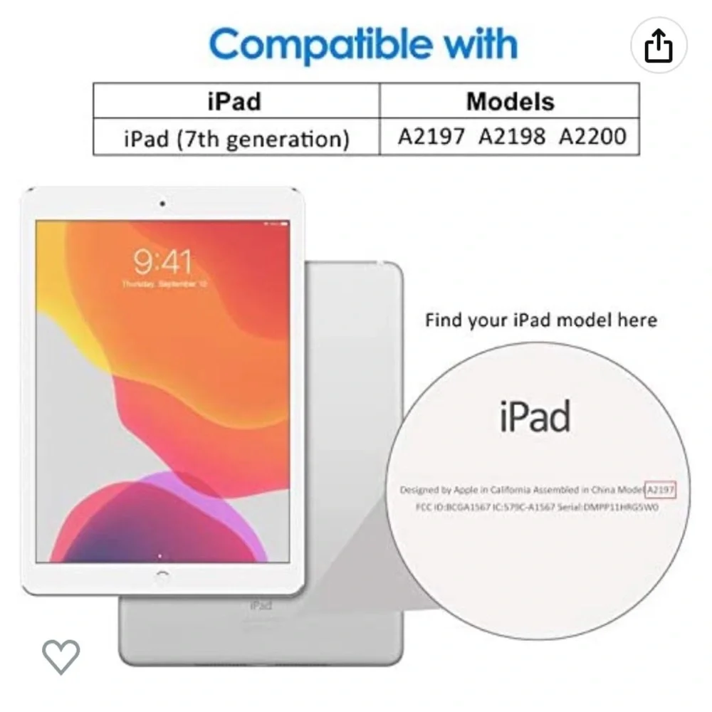 💜 Screen Protector for iPad (10.2-Inch, 2021/2020/2019 Model, 9/8/7 Generation